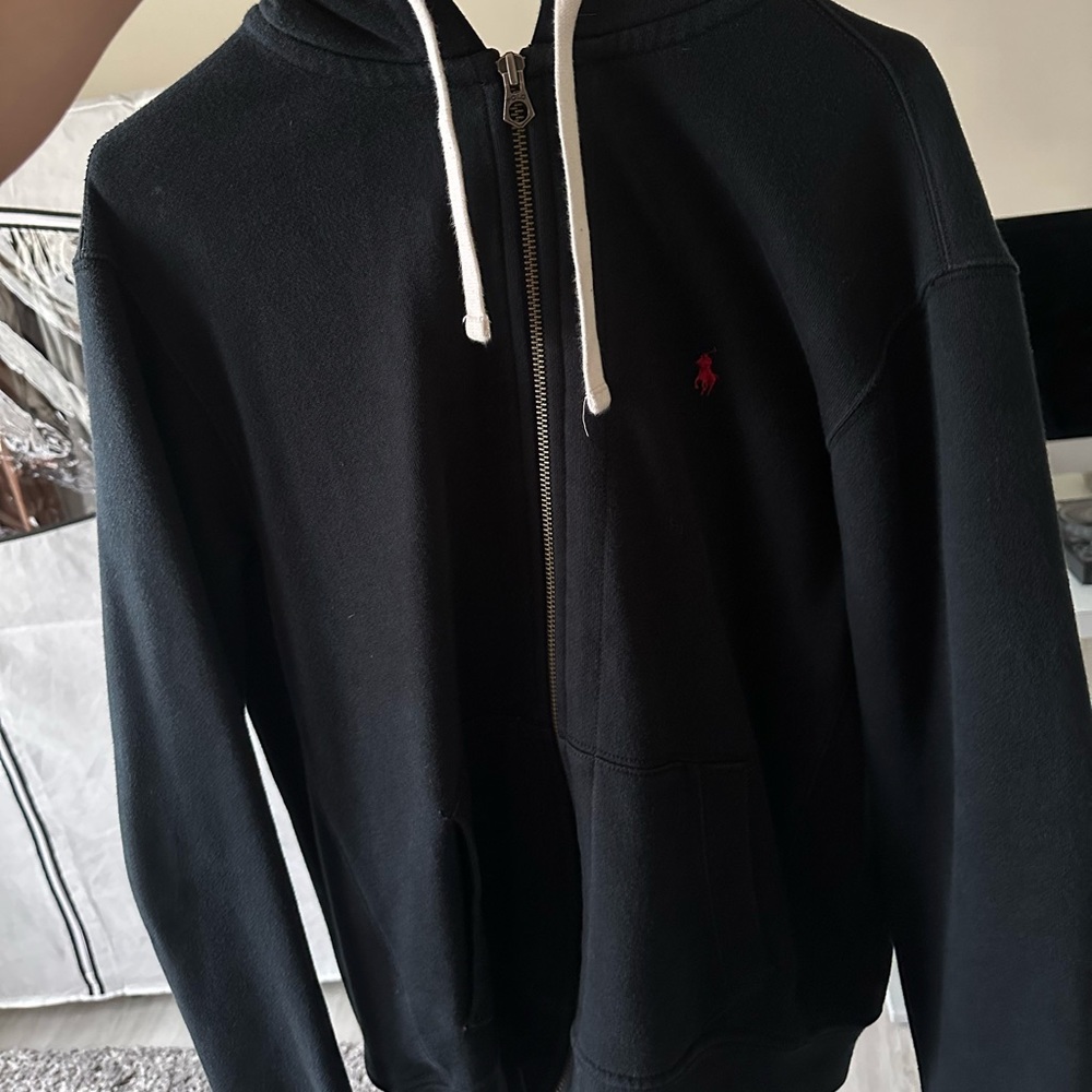 Men’s polo Ralph Lauren Fleece Jacket Hoodie size Large
